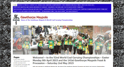 Desktop Screenshot of gawthorpemaypole.org.uk